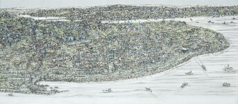 DEVRİM ERBİL  -  100x230 cm, tüyb. 2016   “İstanbul Bakışı”  - “A Glance of Istanbul”.jpg