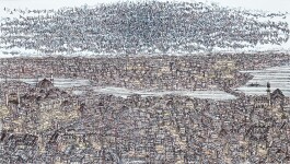 DEVRİM ERBİL –  100x180 cm, tüyb. 2016    “İstanbul’a bir bakış”  - “A Glance at Istanbul”.jpg