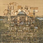 DEVRİM ERBİL – 145x145 cm, tüyb. 2016  “Ayasofya_ İkili Bakış” – “ Hagia Sophia _ Dual Glance”.jpg