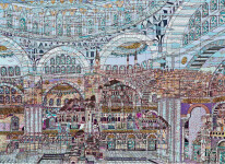 İkili Bakış, Selimiye Cami, 2017 Tuval üzerine yağlıboya 130 x 180 cm.jpg