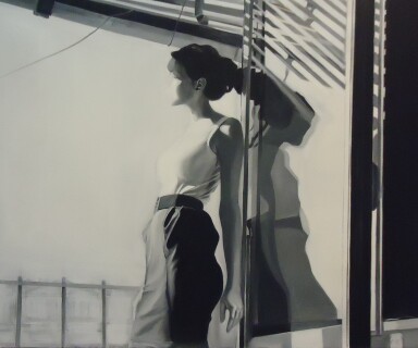 Sibel Kocakaya Ayakta Pencere kenarında 148x180 cm.JPG