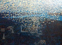 Devrim Erbil ''Istanbul Mavi Gr i Kuşlar'' TÜYB  130x180 cm.jpg