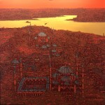 Devrim Erbil-Istanbul Tarihi Yar?m ada Kırmızı 130x130 cm 2021 TUY.jpg