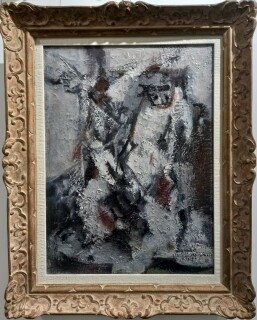 Selim Turan - 'Soyut Kompozisyon' 78 x54cm. Tuval üzerine yağlı boya..jpg