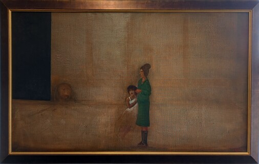 Komet - 'Aynal? Pasaj' 100x160cm.  Tuval üzerine yağlıboya, 2004.jpg