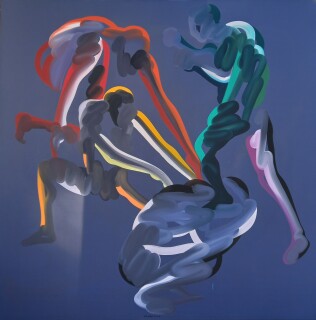 Mustafa Ata - 148x148cm. Tuval  üzerine karışık teknik, 2010.jpg