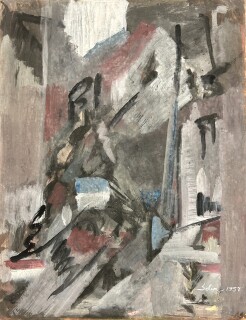Selim Turan - 65x50 cm. Kağıt üzerine karışık teknik, 1957.jpeg