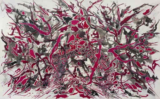 Maide Bulak - 'Super Ay' - 106x170 cm. Tuval Üzerine Akrilik, 2023.jpg