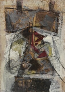 Albert Bitran - 87,5x67cm. Tuvale mar ufle kağıt üzerine yağlıboya, 1974.jpg