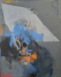 Albert Bitran - 91,5x73cm. 'Passage Soran ge' Tuval üzerine yağlıboya, 1994-1995.jpg