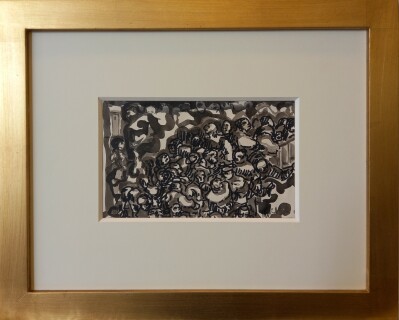 Abidin Dino - 12x20cm. Kag?t  üzerine karışık teknik..jpg